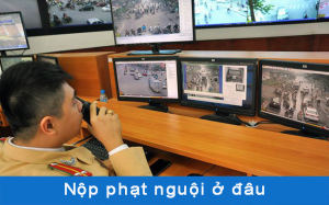 nộp phạt nguội ở đâu