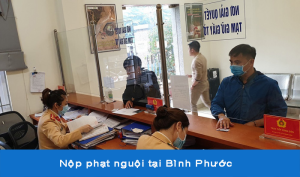 nop phat nguoi tai Binh Phuoc