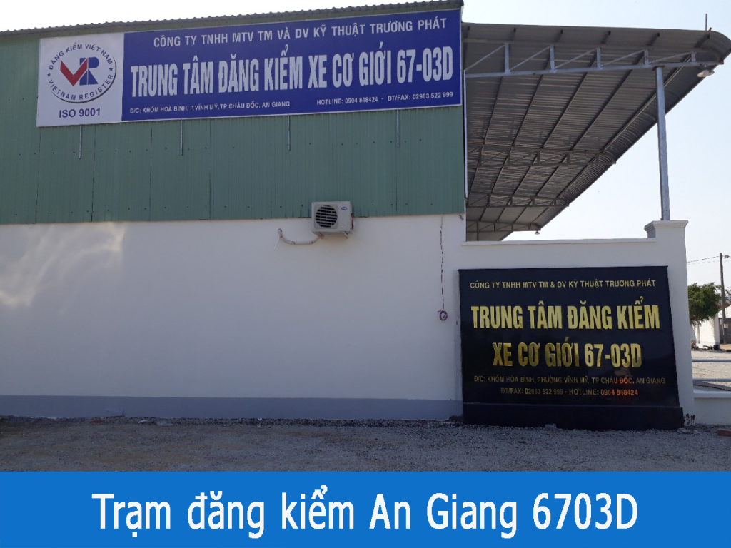 trạm đăng kiểm An Giang 6703D