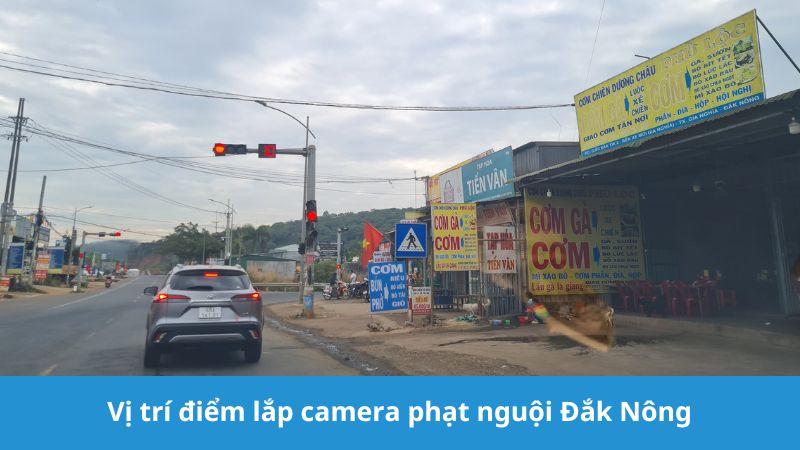 Vị trí điểm lắp camera phạt nguội Đắk Nông