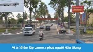 Vị trí điểm lắp camera phạt nguội Hậu Giang