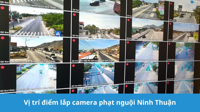 điểm lắp camera phạt nguội Ninh Thuận