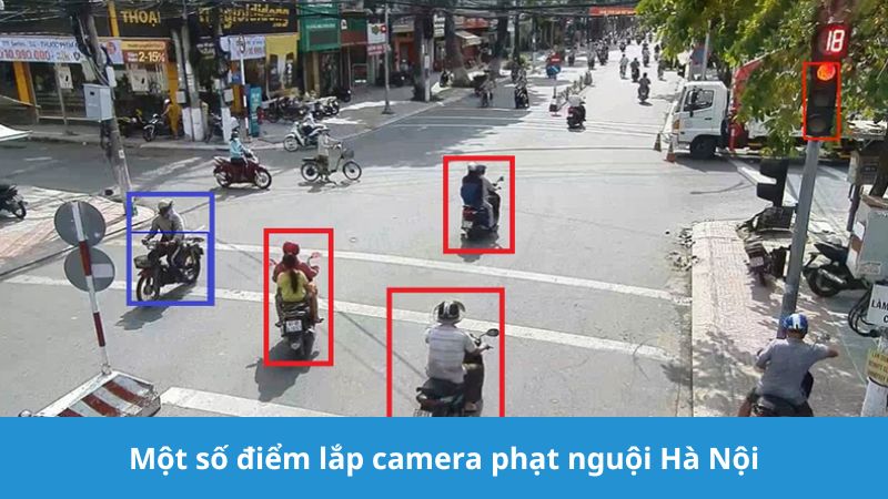 điểm lắp camera phạt nguội Hà Nội