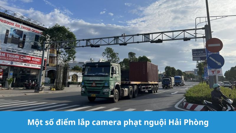 Một số điểm lắp camera phạt nguội Hải Phòng