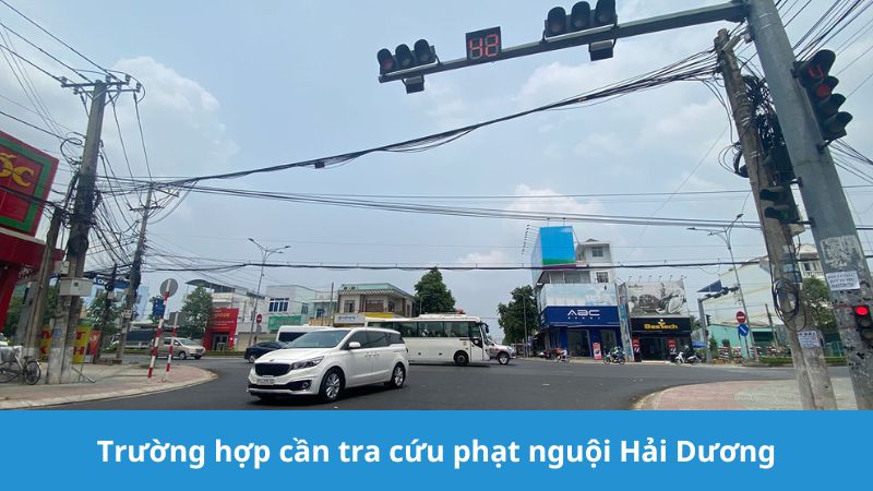 trường hợp cần tra cứu phạt nguội Hải Dương