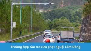 Trường hợp cần tra cứu phạt nguội Lâm Đồng