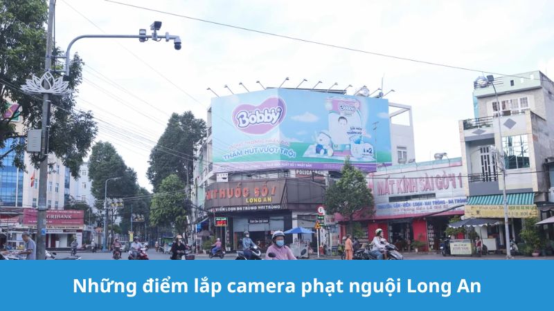 điểm lắp camera phạt nguội Long An