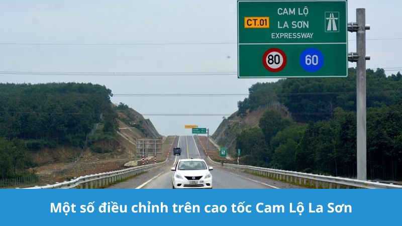 Một số điều chỉnh trên cao tốc Cam Lộ La Sơn