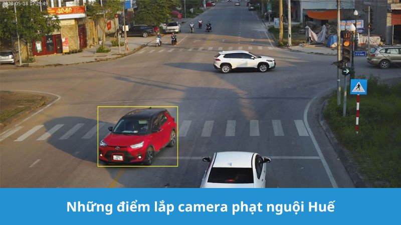 điểm lắp camera phạt nguội Huế