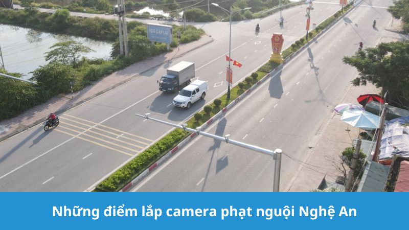 điểm lắp camera phạt nguội Nghệ An