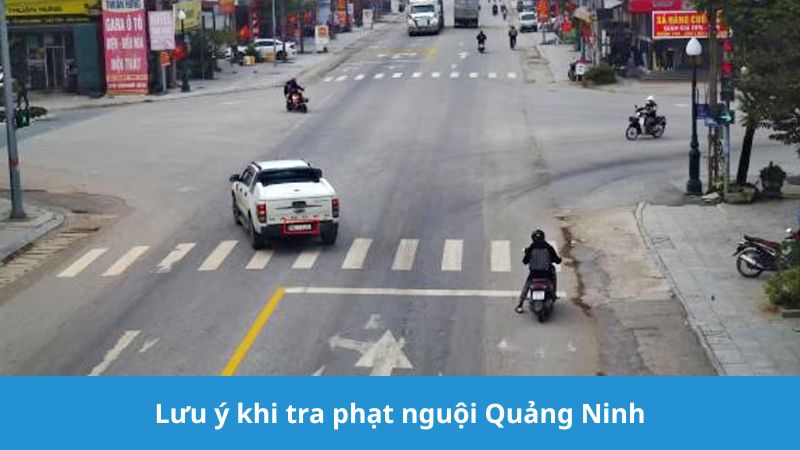 tra phạt nguội Quảng Ninh cần lưu ý điều gì