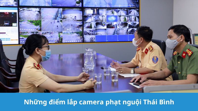 điểm lắp camera phạt nguội Thái Bình