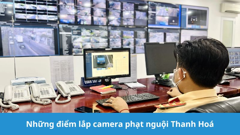 điểm lắp camera phạt nguội Thanh Hoá