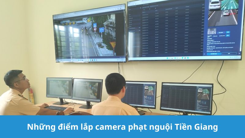 điểm lắp camera phạt nguội Tiền Giang