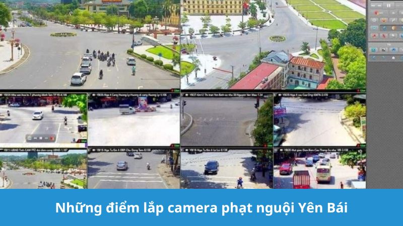 điểm lắp camera phạt nguội Yên Bái