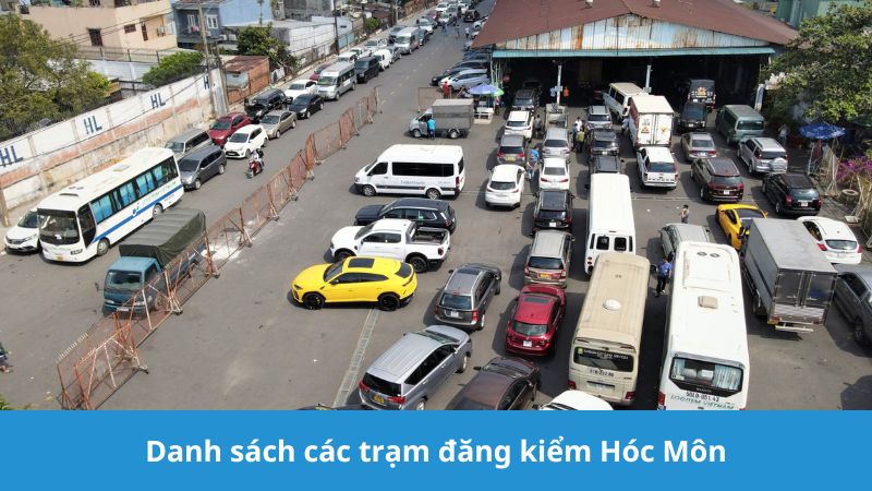 danh sách các trạm đăng kiểm Hóc Môn