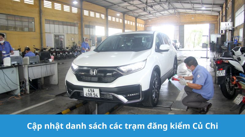 danh sách các trạm đăng kiểm Củ Chi