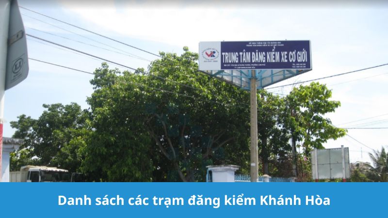 danh sách các trạm đăng kiểm Khánh Hòa