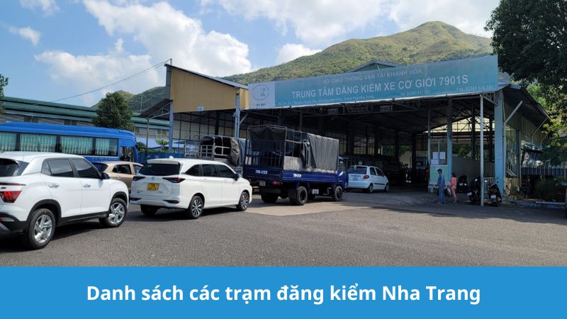 danh sách trạm đăng kiểm Nha Trang