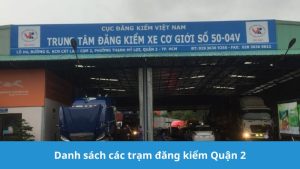 danh sách các trạm đăng kiểm Quận 2